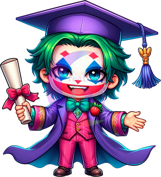 Graduation cartoon Spooky - JOKER DTF 01