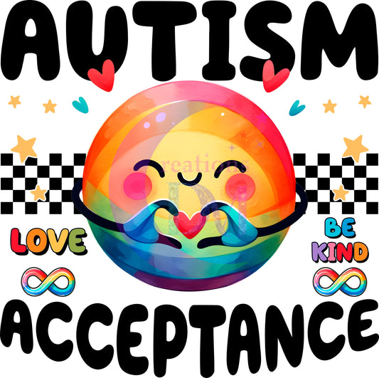 autism DTF - autism acceptance world