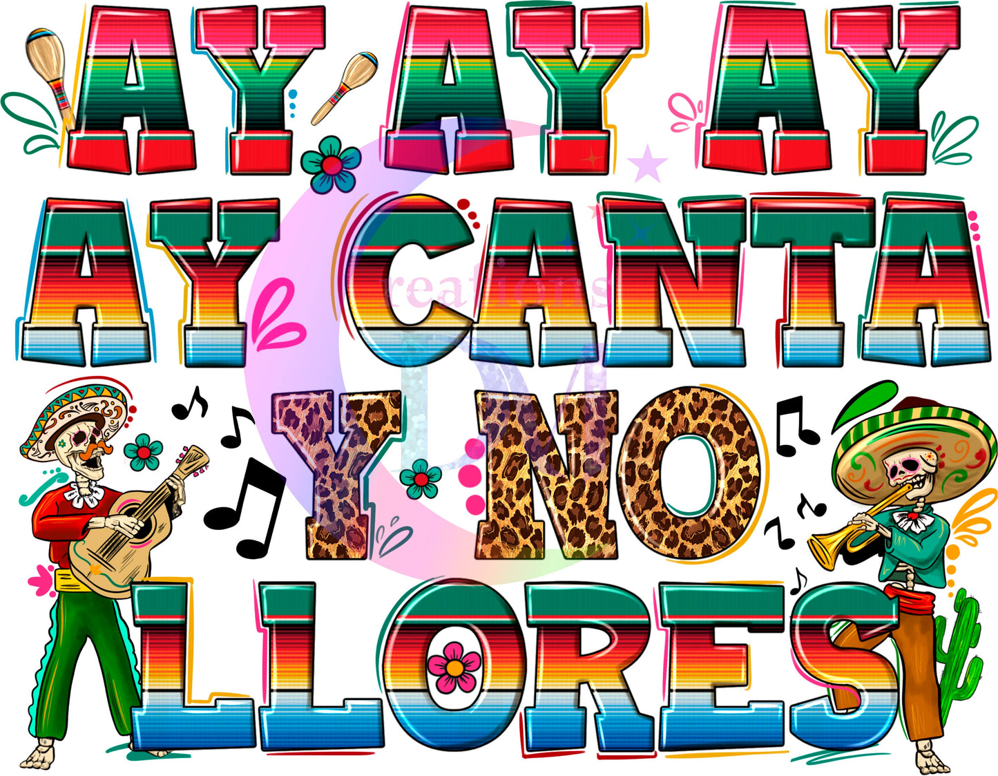 cinco de mayo DTF - ay ay ay ay canta y no llores