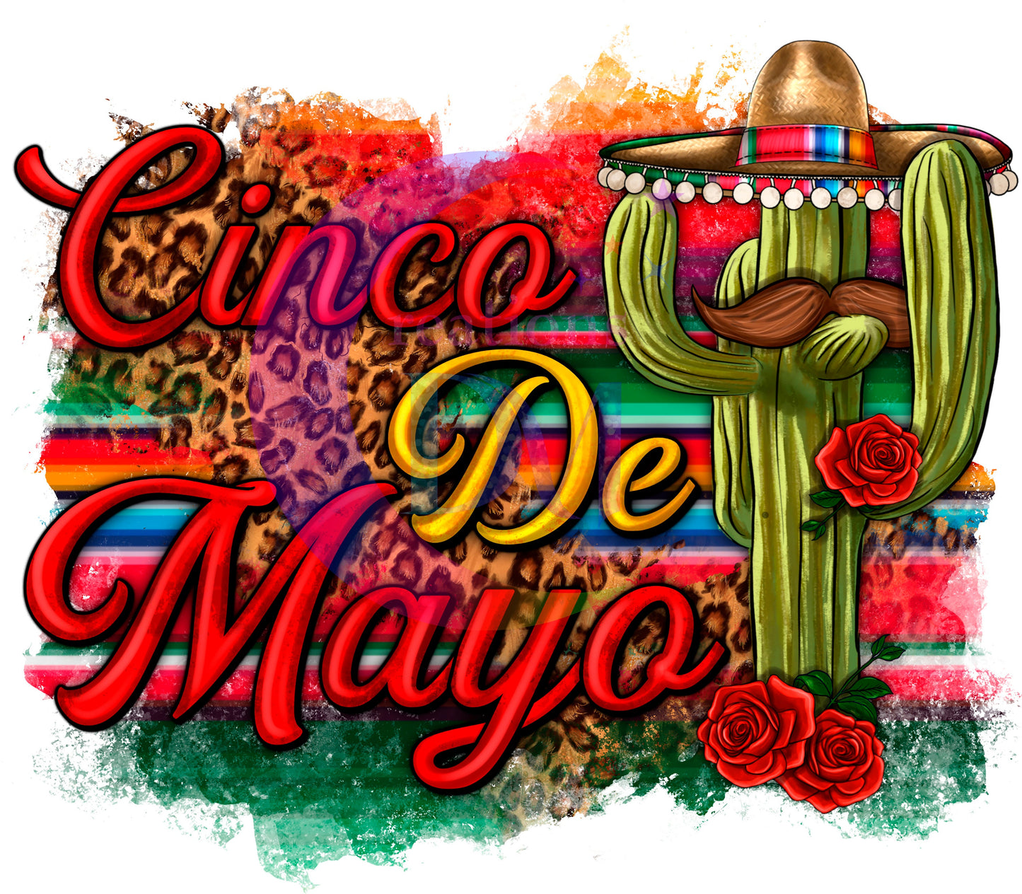 cinco de mayo DTF - cinco de mayo , red roses , cactus and Mexican background
