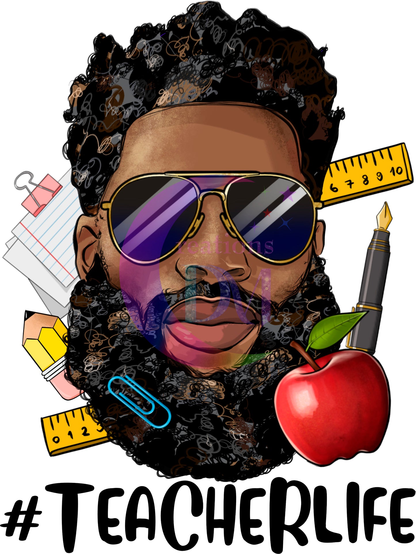 Teacher DTF - Black man #teacherlife DTF