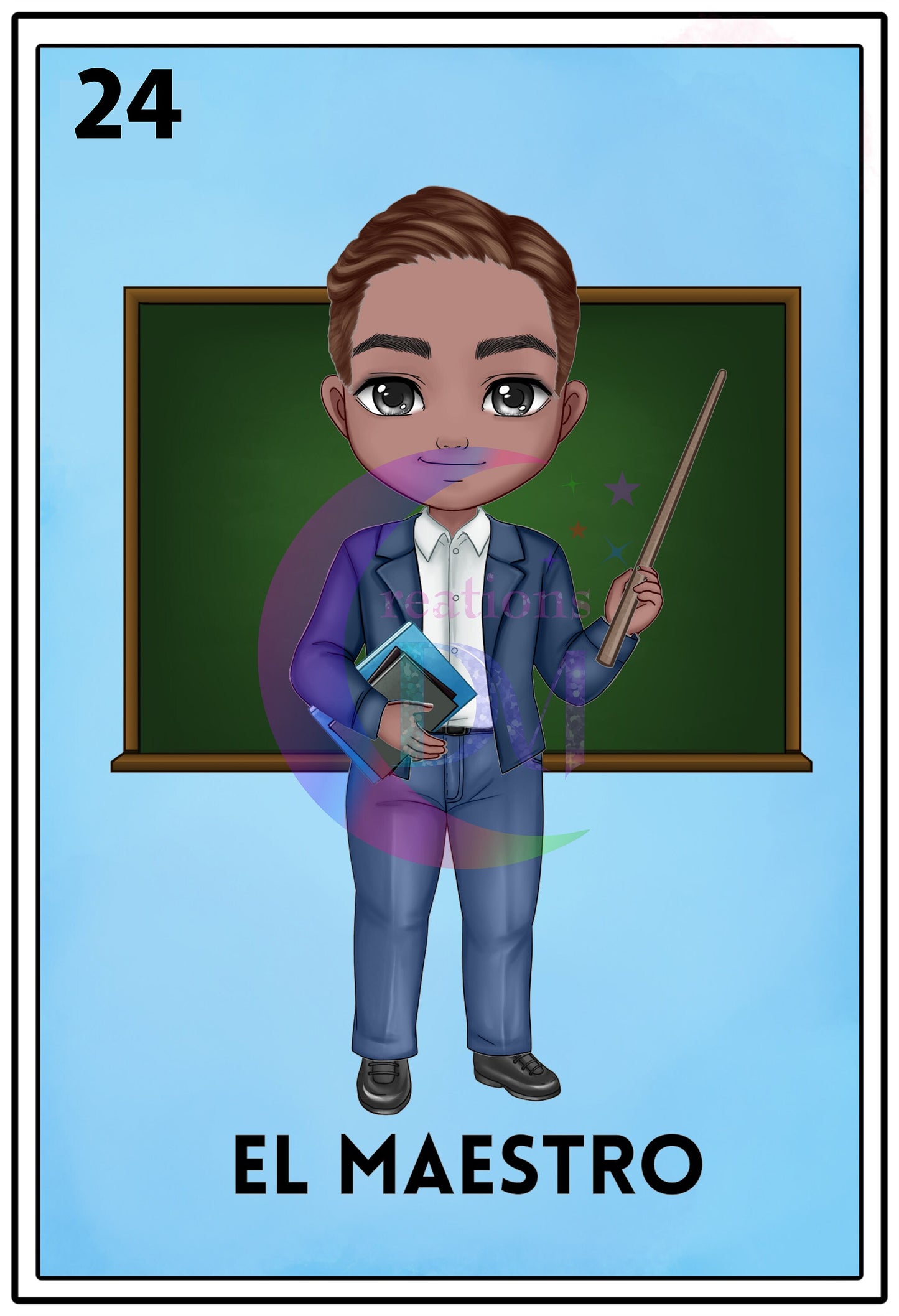 Teacher DTF - " El Maestro Loteria " DTF