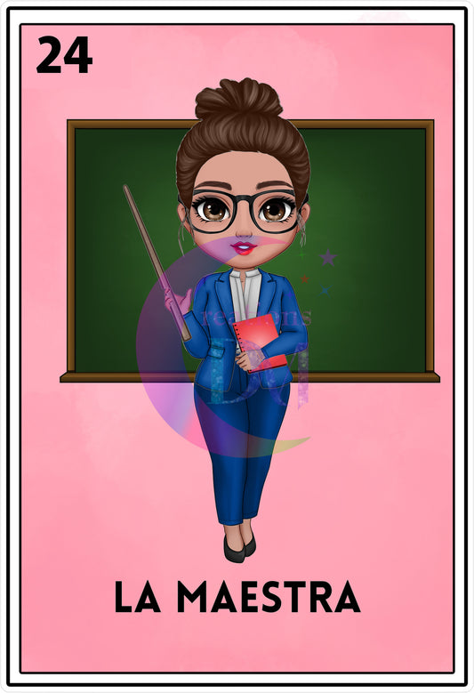 Teacher DTF - " La maestra " DTF