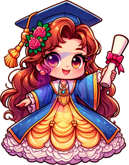 Graduation cartoon - BELLE DTF 03