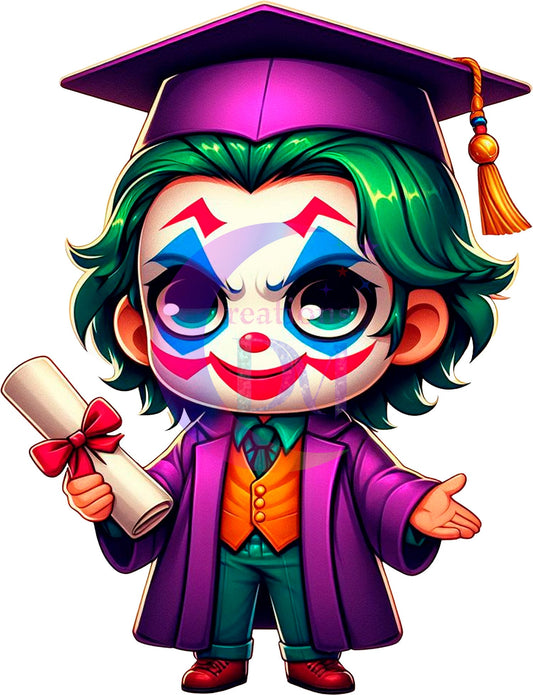 Graduation cartoon Spooky - JOKER DTF 03