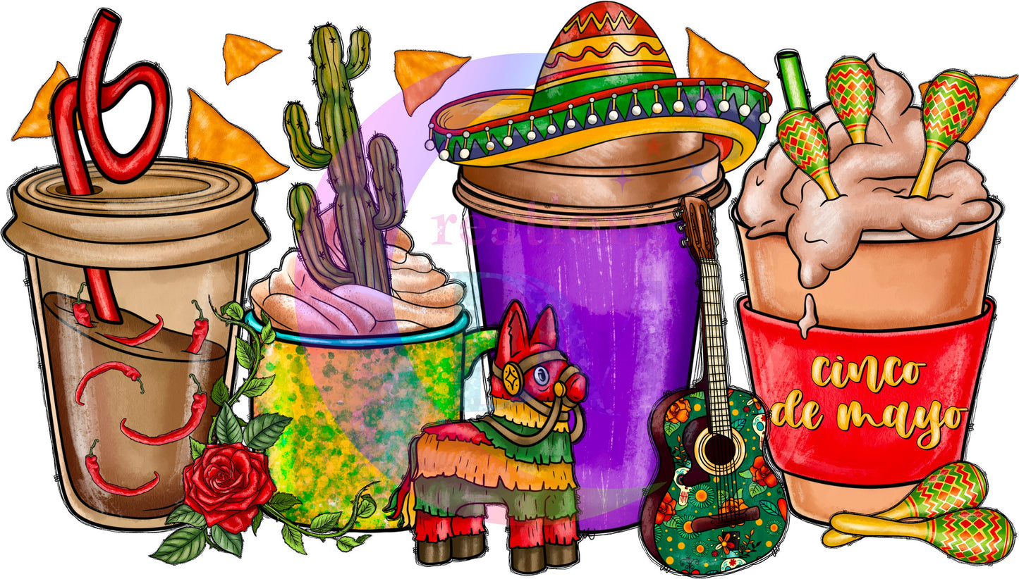 cinco de mayo DTF - cinco de mayo coffee cups 04