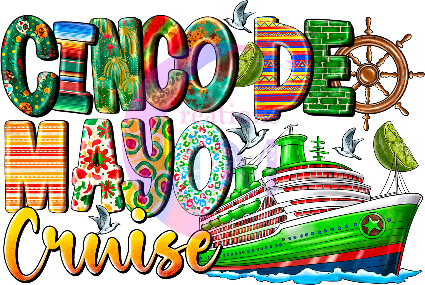 cinco de mayo DTF - cinco de mayo cruise ship 02