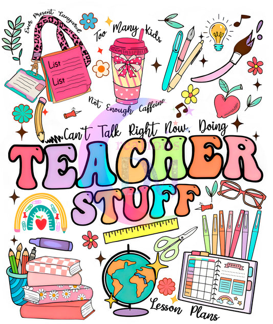 Teacher DTF - teacher stuff