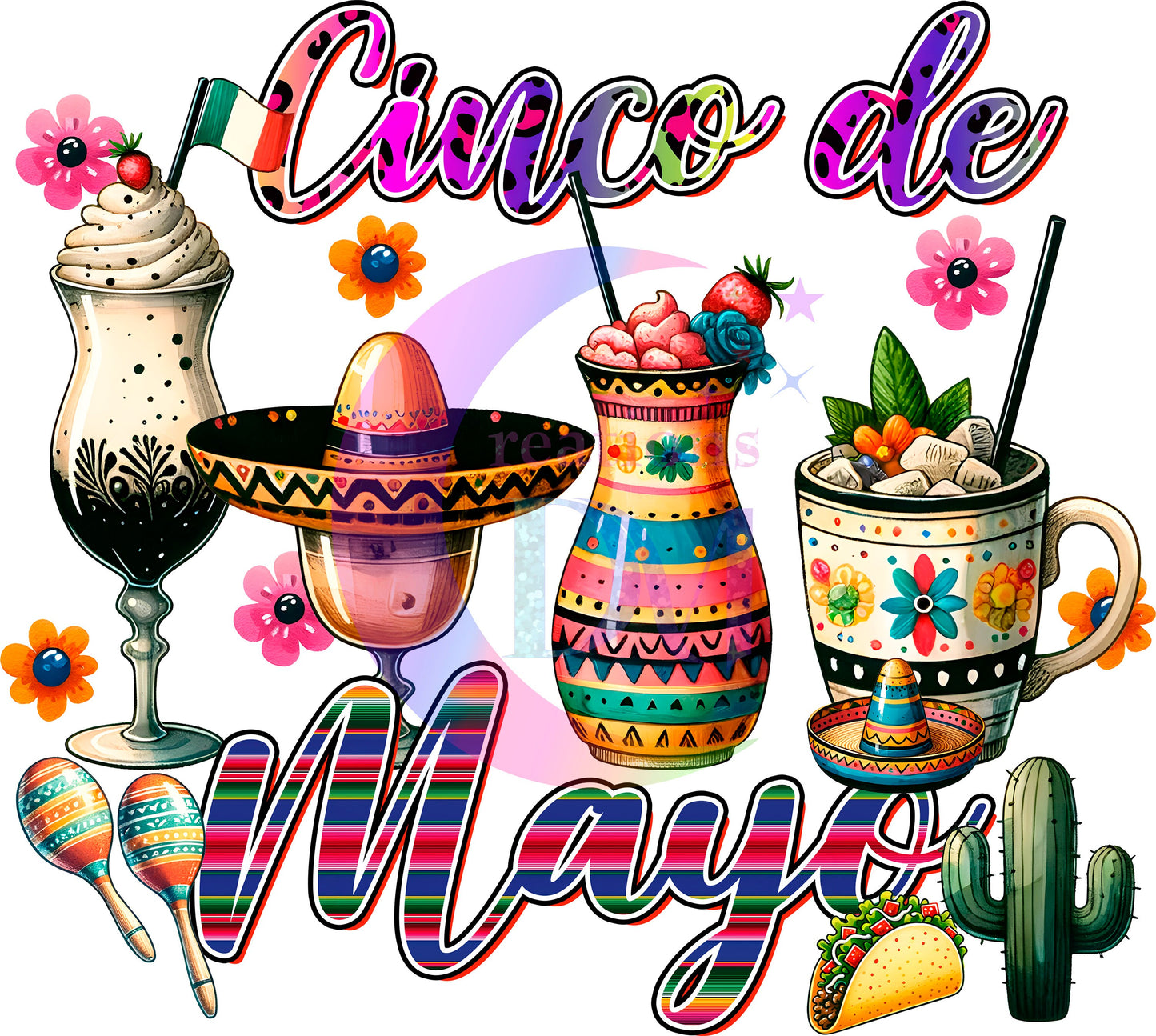 cinco de mayo DTF - cinco de mayo milk shake combo