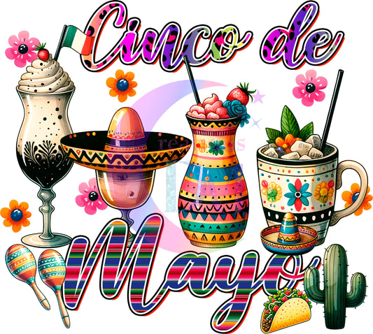 cinco de mayo DTF - cinco de mayo milk shake combo