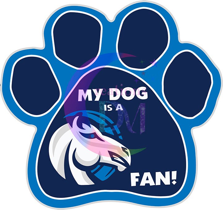 Dallas mavericks DTF - my dog Is a fan paw logo