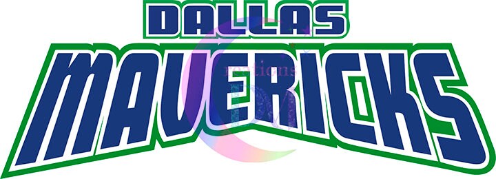 Dallas mavericks DTF - dallas mavericks green outline