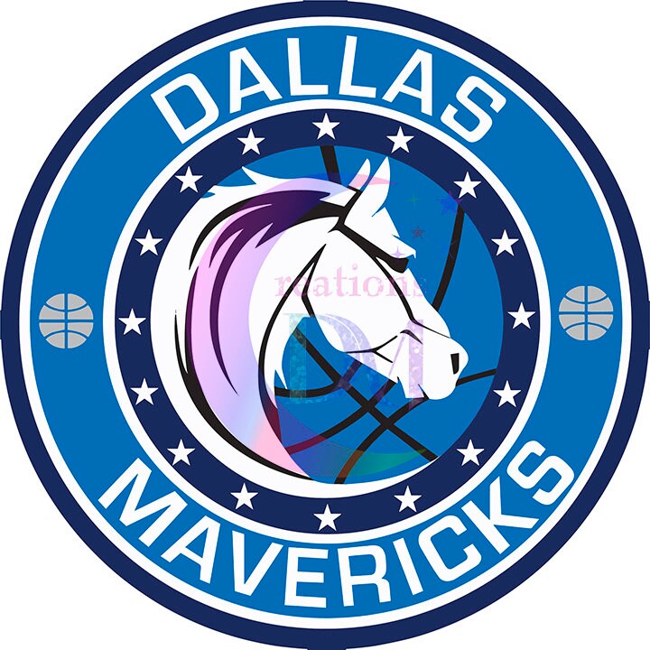 Dallas mavericks DTF - dallas mavericks horse 04