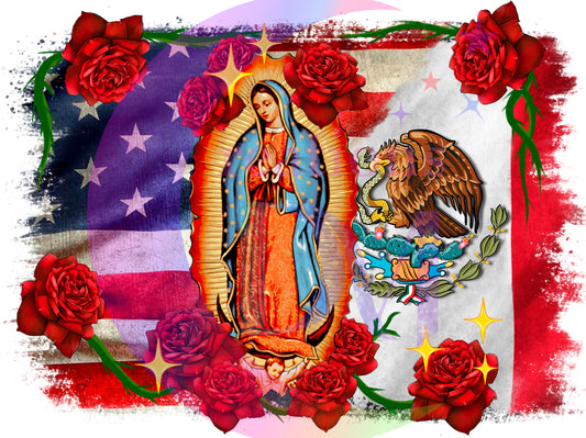 Independence Day - Mexico - lady of Guadalupe - USA & MX