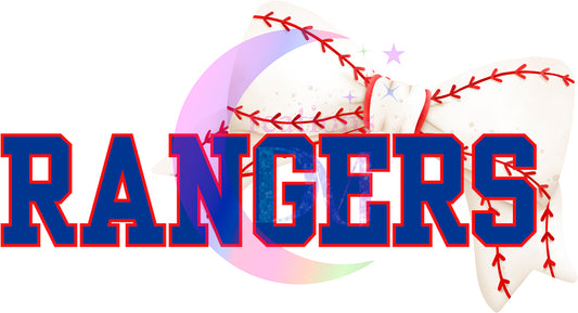 Texas rangers - RANGERS , white bow behind