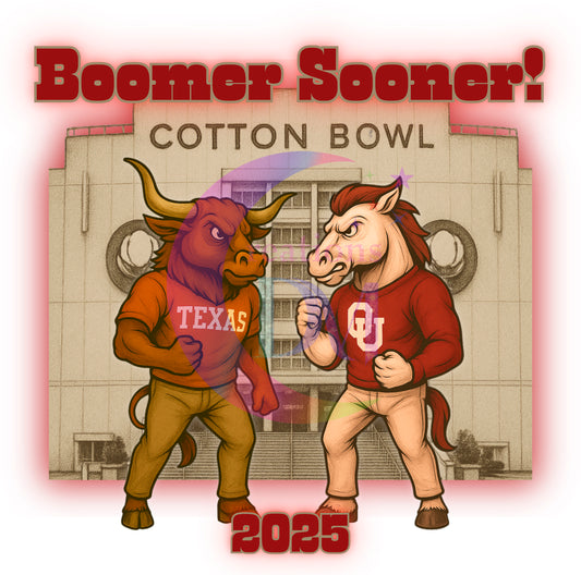 Oklahoma Football Sports - boomer sooner red