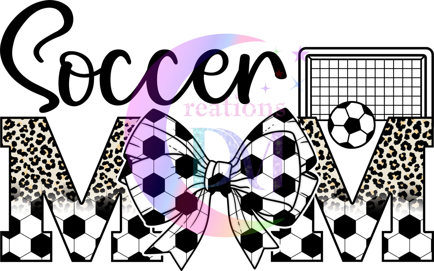 sports - soccer mom with bow