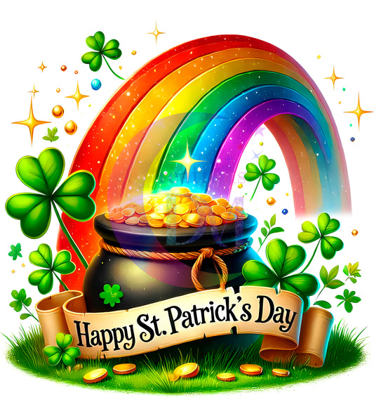 ST PATRICKS - HAPPY ST PATRICKS RAINBOW