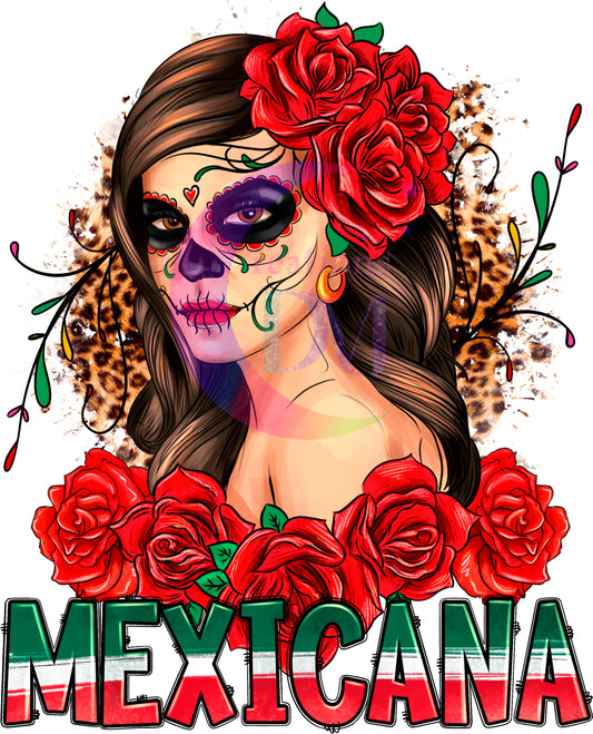 Dia de los muertos/Day of the Dead- mexicana roses