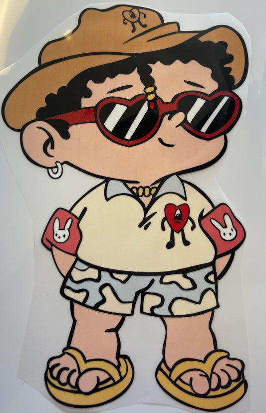 bad bunny baby DTF / baby / bad bunny / DTF / custom