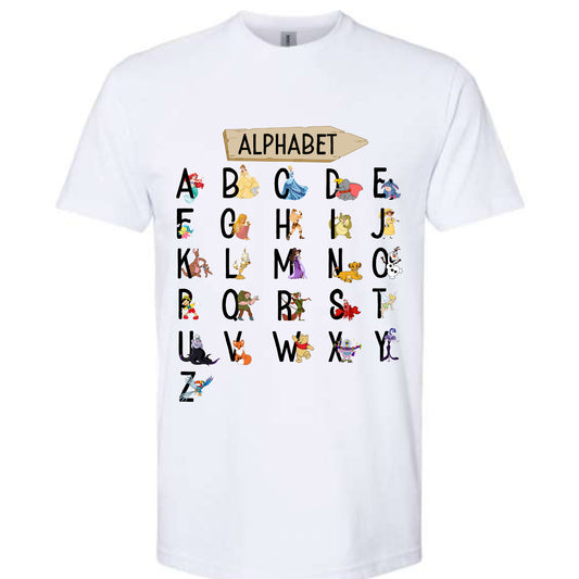 Alphabet Dtf - Disney - Letters - Dtf