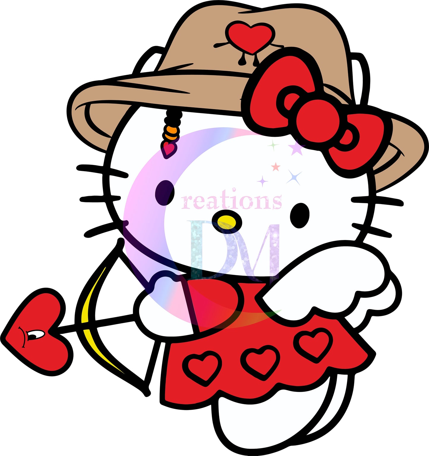 hello kitty valentines DTF 15