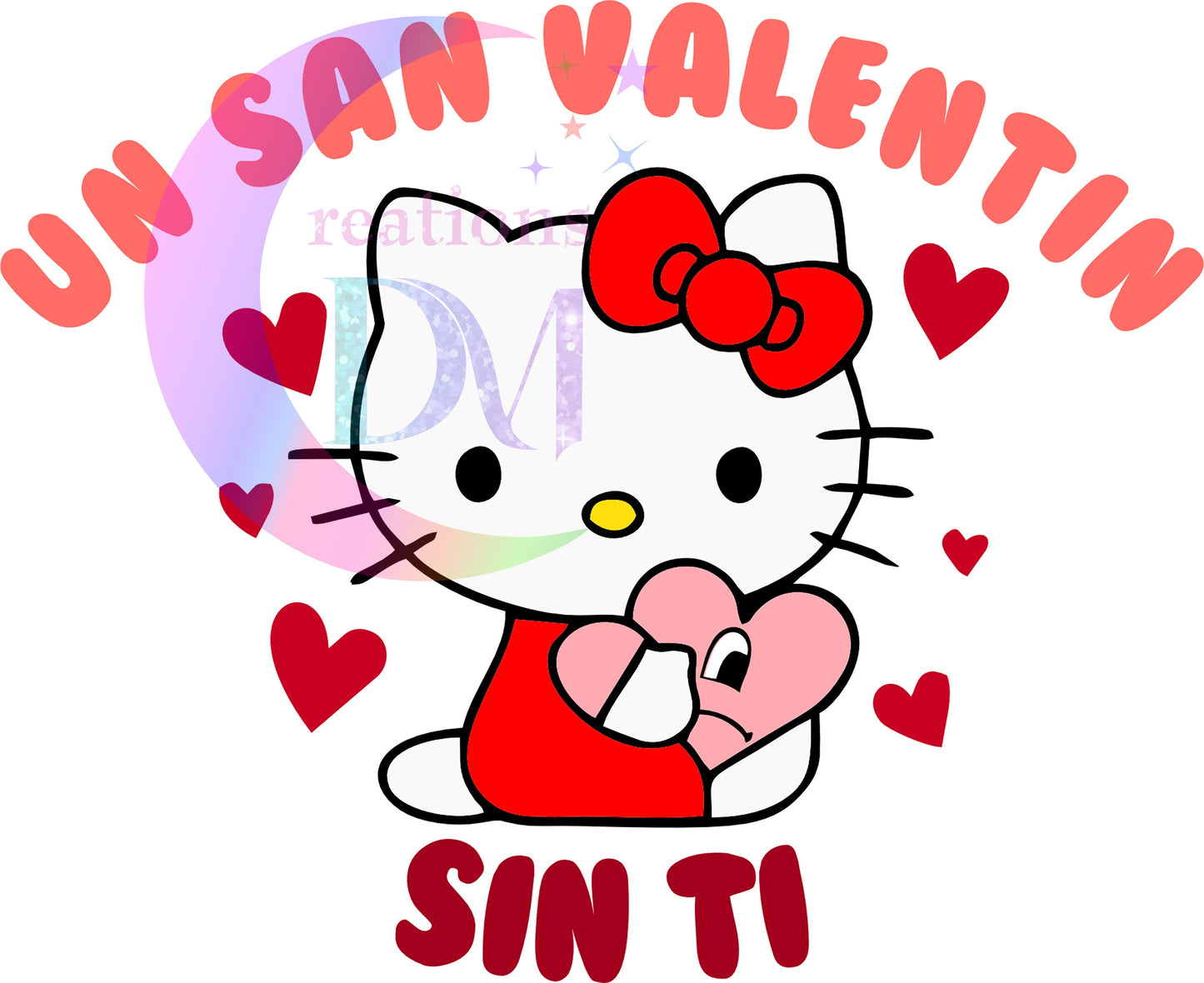 hello kitty valentines DTF 2