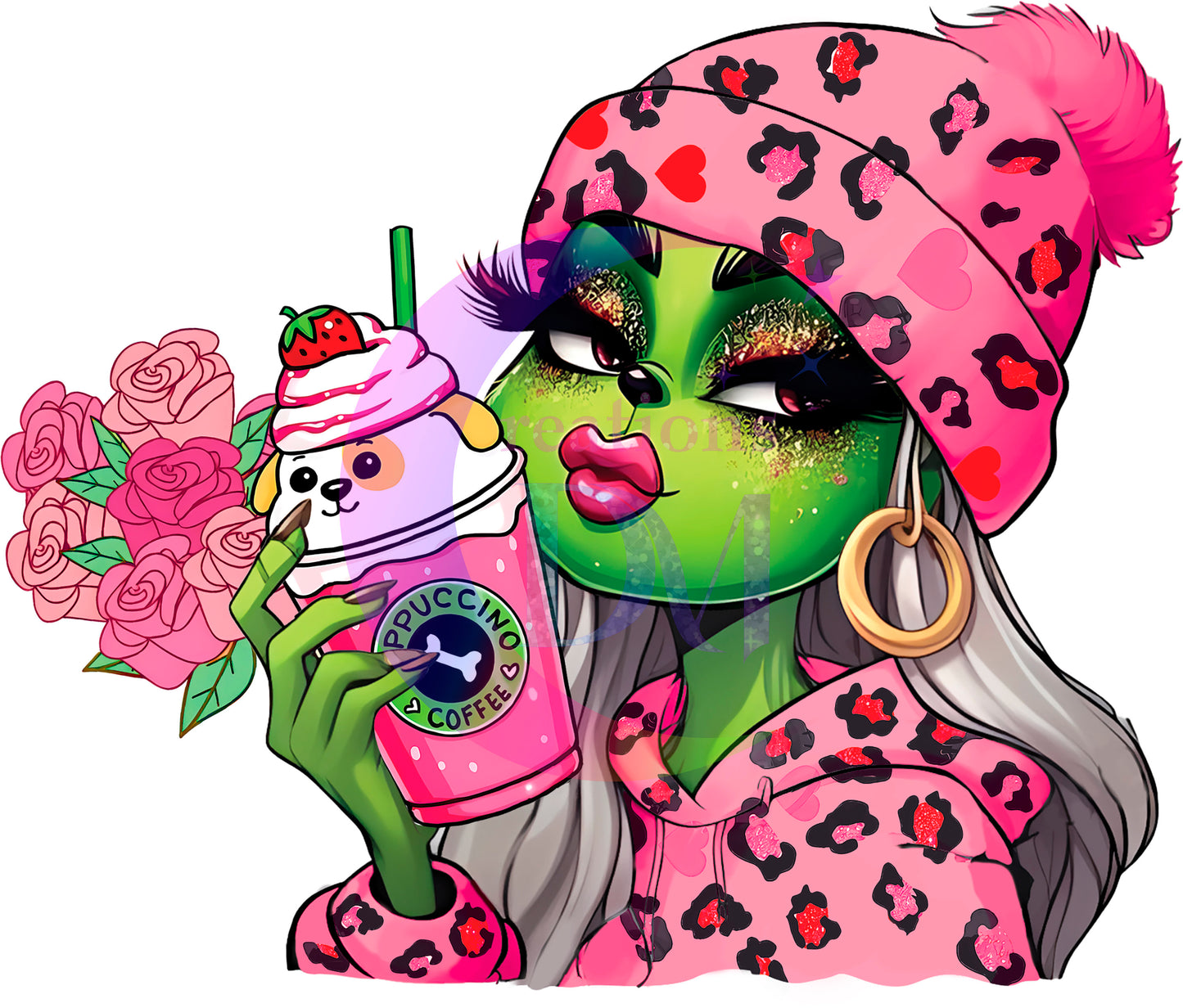 grinch valentines DTF 5