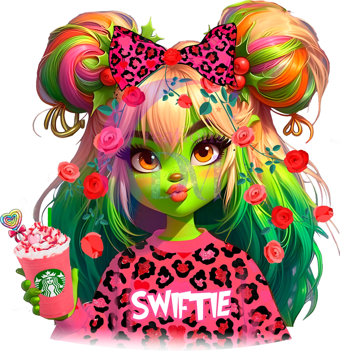 grinch valentines DTF 7