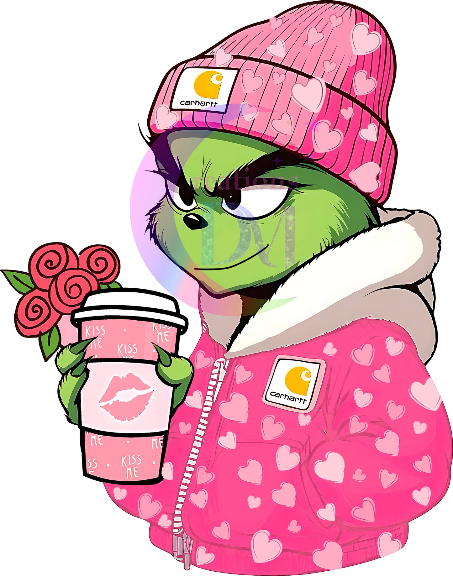 grinch valentines DTF 11