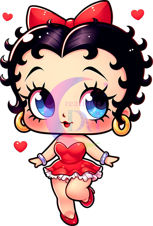 Betty Boop Baby dtf 4