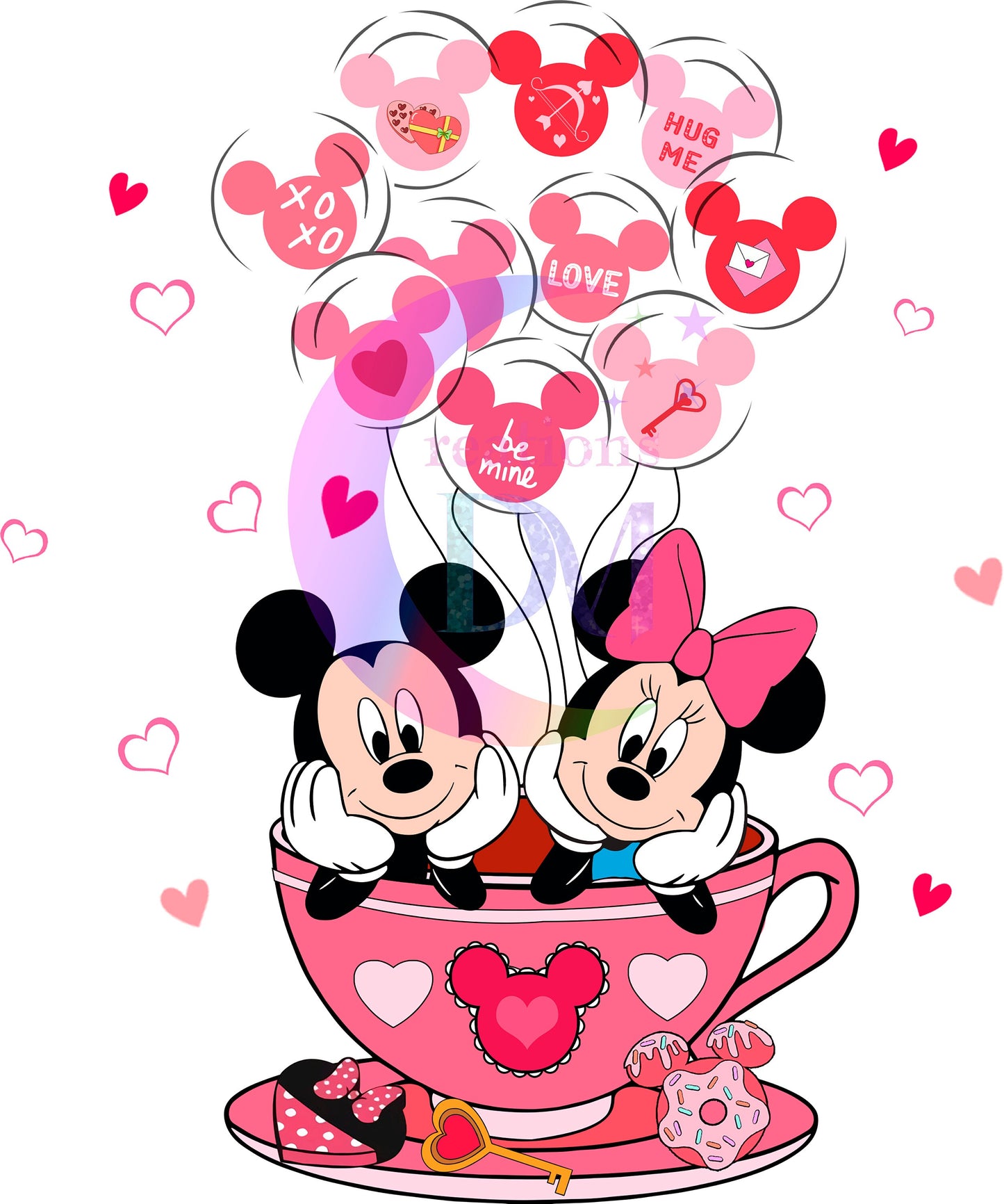 valentines disney DTF 4