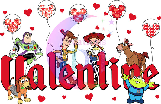 valentines disney DTF 18