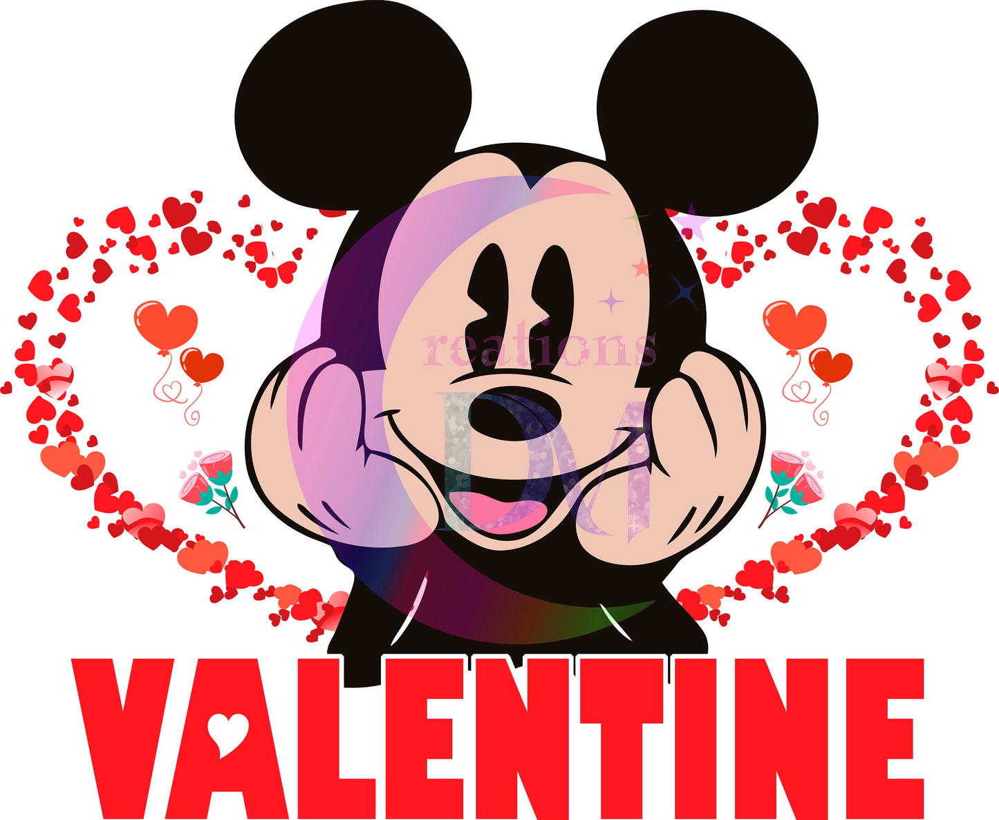 valentines disney DTF 21