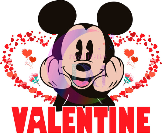 valentines disney DTF 21