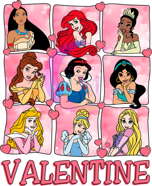 valentines disney DTF 25
