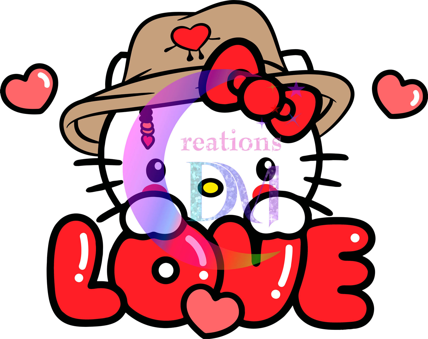 hello kitty valentines DTF 21