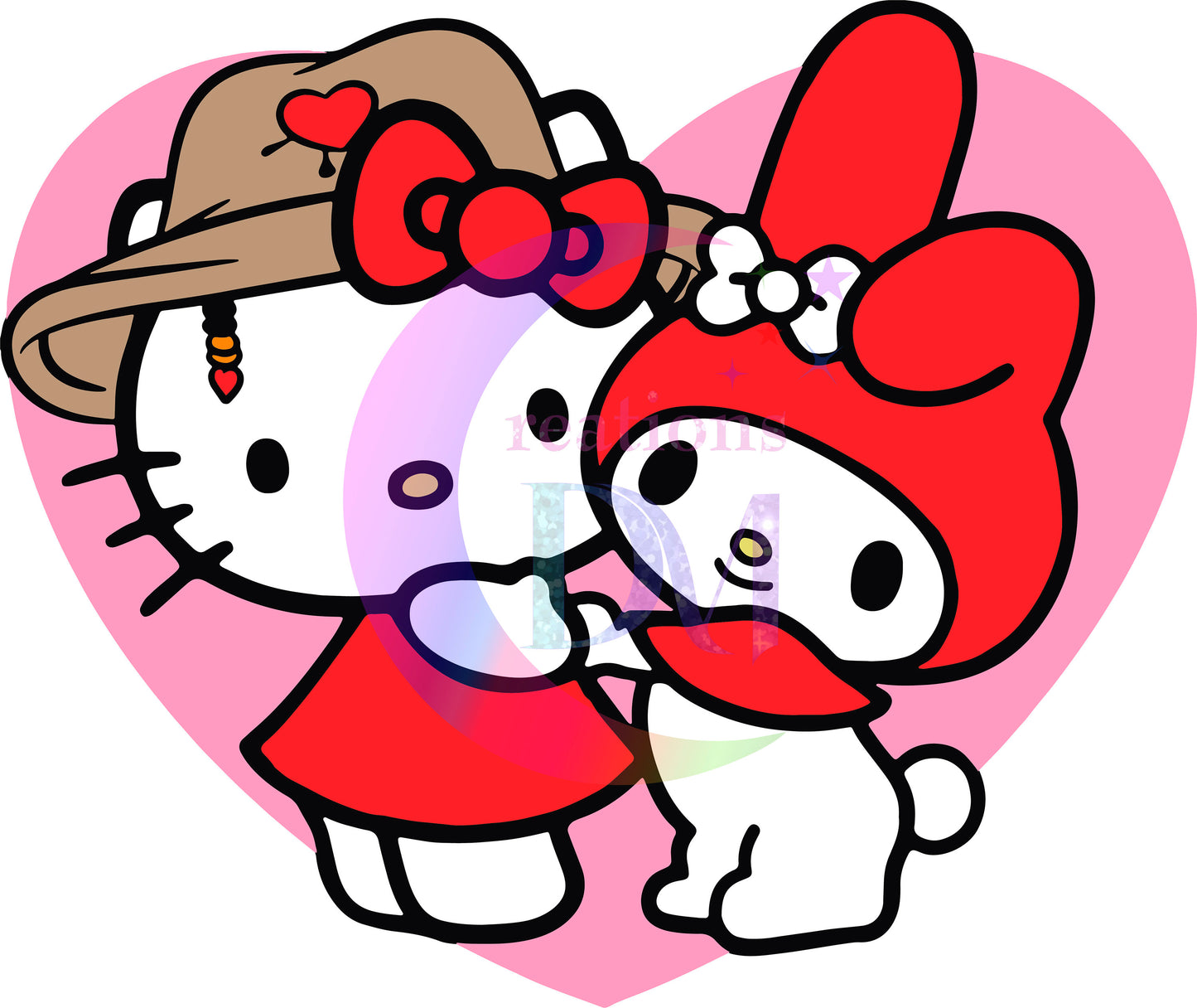 hello kitty valentines DTF 9