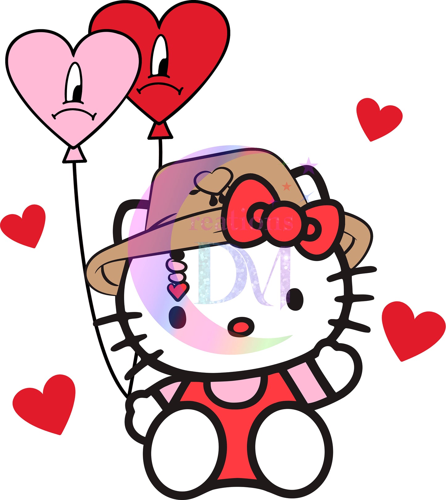 hello kitty valentines DTF 7