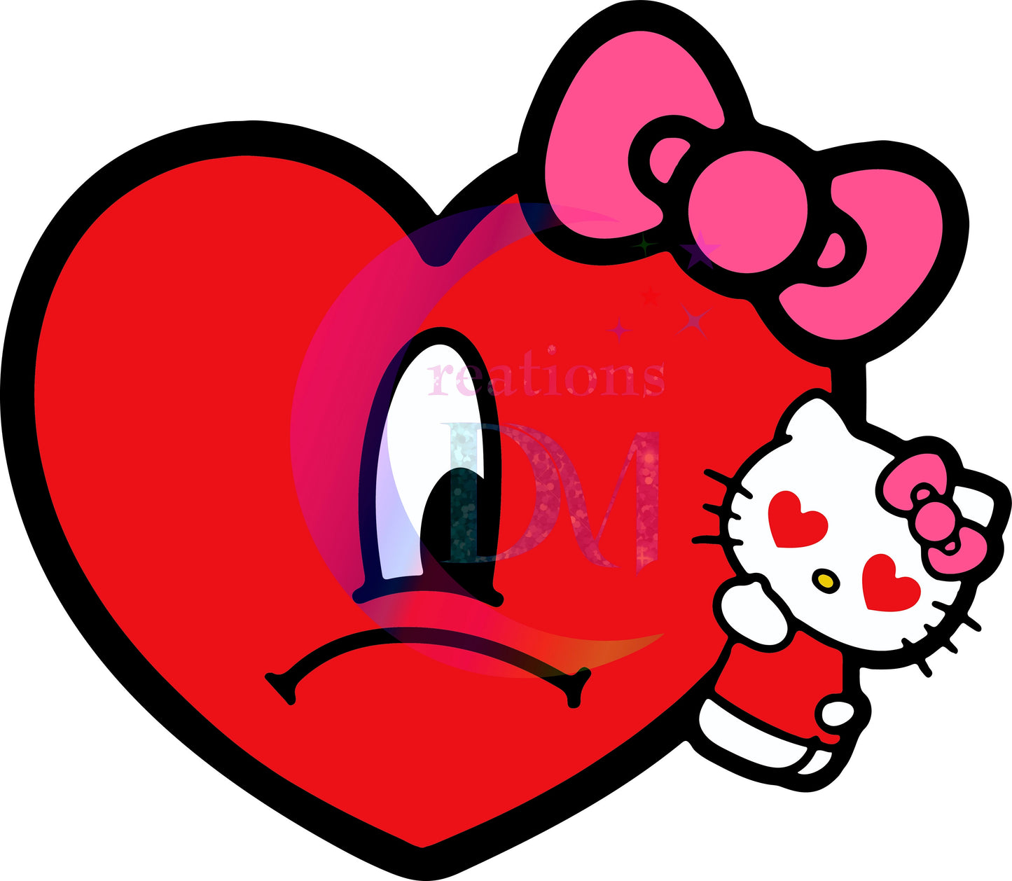 hello kitty valentines DTF 4
