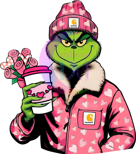 grinch valentines DTF 9