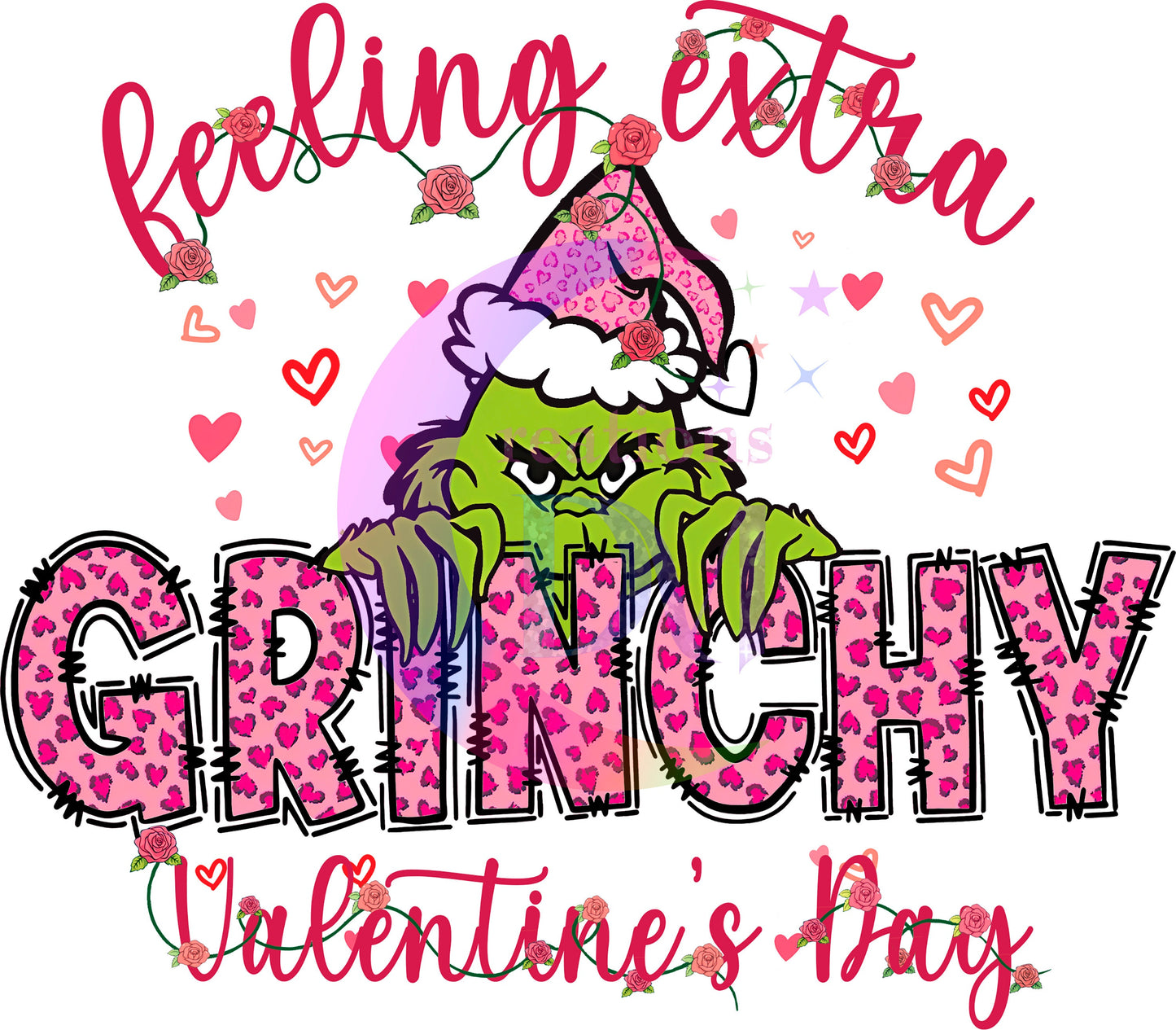 grinch valentines DTF 14