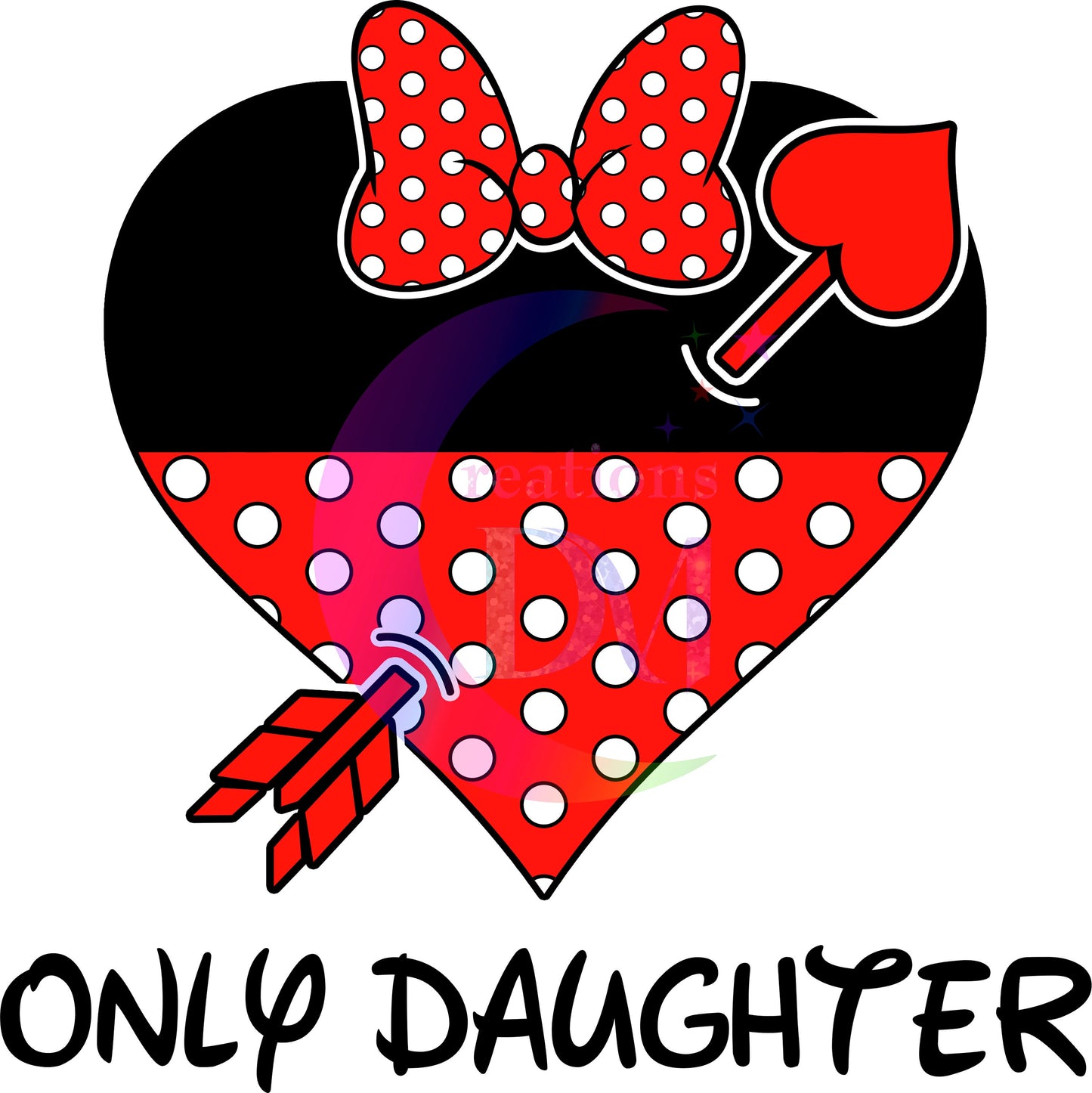 valentines disney " only daughter " DTF 14