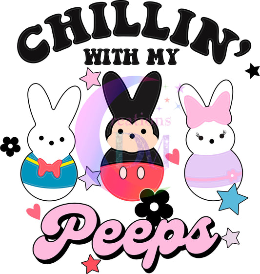 Easter peeps movie characters DTF 7