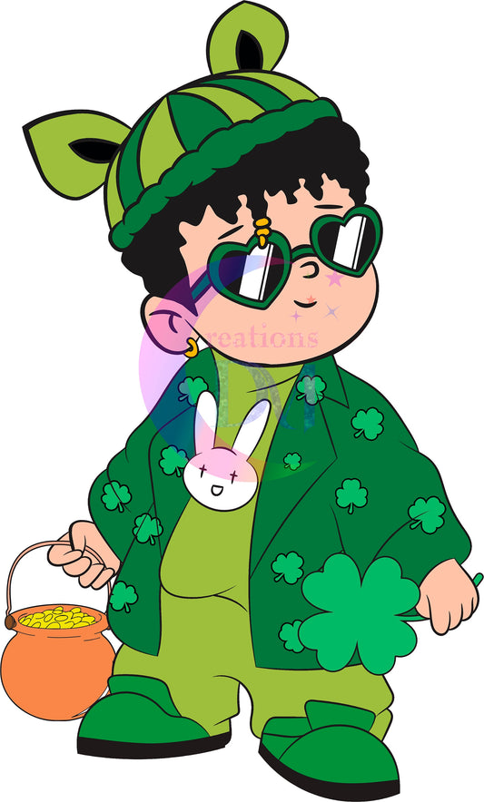 st patrick bad bunny DTF 12