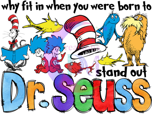 DR Seuss Day DTF 44