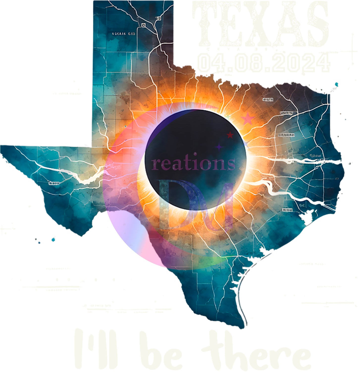 Solar Eclipse DTF *Texas Universe