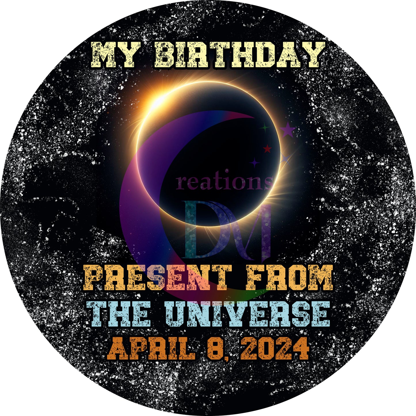 Solar Eclipse DTF *my birthday