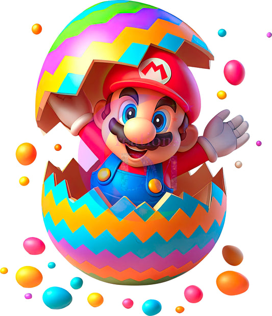 Easter Mario Bros DTF 6