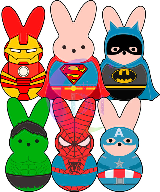 Easter peeps movie characters DTF 3